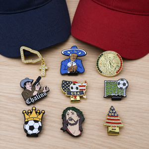 Mexican <b>Hat</b> Pins Metal Crafts Enamel Customized Design Electroplated Letterpress Printed Rectangle Shape Lapel Pins - Product Image 4