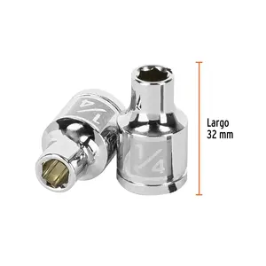 Set di chiavi a bussola Master con 36 unità, attacco da 1/4', 6 punte, attacco da 3/8', Truper - Product Image 3