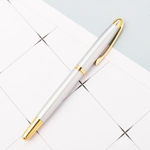 Stylo à bille de luxe de haute qualité, nouveau design, métal, avec logo personnalisé gravé au laser - Product Image 1