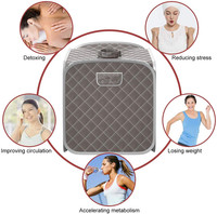 Baignoire pliable multicouche détoxification complète du corps de la maison boîte de Sauna pliable Portable tente de Sauna à vapeur
