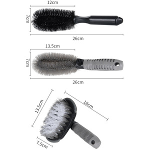 Autonomy Car <b>Wheel</b> <b>Brush</b> Set 260X70mm Soft Bristles For Steel Rims Cleaning - Product Image 1