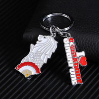 Porte-clés personnalisé Cadeau d'Affaires Porte-clés OEM Logo Personnalisé 2D 3D Lettre Porte-clés Métal Émail Souple Porte-clés Promotionnel