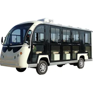 Beemotor Customized 14-Seater Electric Sightseeing <strong>Shuttle</strong> <strong>Bus</strong> Fully Enclosed 72V Battery 80-100km Range Manufacturer Car - Product Image 2