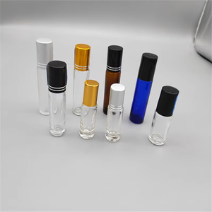 Wholesale Frosted 5ml 10ml Refillable Skincare Serum Massage Essential Oil <b>Perfume</b> <b>Roller</b> Ball Bottles - Product Image 2