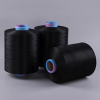 Nylon de haute qualité, haute élasticité, teint en masse en usine, couleurs variées, 40D 70D 100D 140D 200D, pour gants tricotés, chaussettes, sous-vêtements sans couture