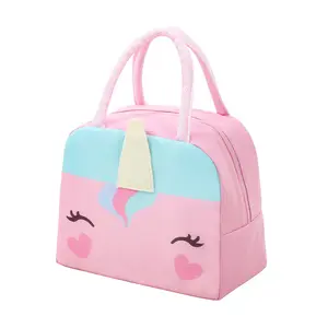 Sac à lunch isotherme en carton personnalisé pour fille et garçon, fourre-tout à déjeuner, sac isotherme étanche pour le travail de bureau, vente en gros