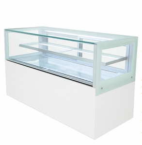 Refrigerador Exhibidor de Pasteles con Apertura Frontal, Vitrina Comercial con Puerta de Vidrio para Panadería, Pastelería y Cafetería - Product Image 4