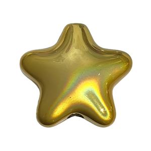 Cuentas de Estrella Variadas en Rojo y Rosa, Perforadas en el Centro, Espaciadores Dorados y Perlas Deslumbrantes para la Creación de Joyería con Estilo y Fantasía - Product Image 2