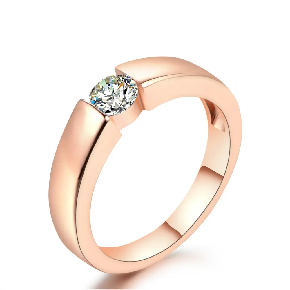 शास्त्रीय Joyas अल पोर महापौर सस्ते आराम फिट पुरुषों महिलाओं यूनिसेक्स त्यागी एएए जेड हीरे की शादी की अंगूठी
