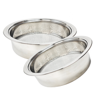 Tamis à terre rond en acier inoxydable 304 de 9,65 po, hauteur 2,6 po, robuste, pour compost, terre et roches – Fournisseur d'usine