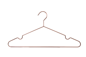 <span class=keywords><strong>Cintre</strong></span> de <span class=keywords><strong>chemise</strong></span> en fil de métal or Rose, fait en métal, avec clips, bon marché, offre spéciale - Product Image 5