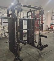 Machine de musculation multifonctionnelle tout-en-un pour livraison rapide : rack de musculation, crossover, squat, dips, machine Smith