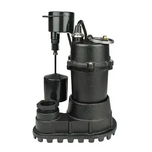 Pompe à eau Submersible électrique, dispositif en fonte robuste, 1/3 Hp, pompe à flotteur verticale