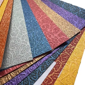 エンボス加工特殊紙250gsmブラックパールエンボス加工紙包装原料レッドブラウン - Product Image 3