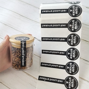 Cá nhân giá rẻ tùy chỉnh sản phẩm đóng gói Vòng Stickers dính dính không thấm nước giấy Vinyl in ấn nhãn Logo Sticker CuộN - Product Image 5