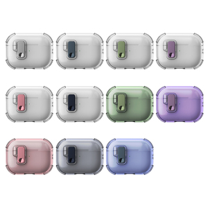 NUEVO Color transparente para <span class=keywords><strong>Airpods</strong></span> Pro 2nd Generation Case Secure Lock Rugged Full-Body Protective Clear para Airpod Case - Product Image 1