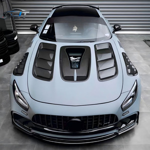 Kit carrosserie large en fibre de carbone style Black Series V2 pour Mercedes Benz Amg Gt Gtc Gts Gtr - Product Image 4