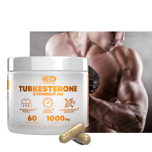 อาหารเสริมสมุนไพรเพิ่มกล้ามเนื้อขายดี เทอร์คีสเตอโรน ตองกัต อาลี 60 แคปซูล จัดการพลังงานตามธรรมชาติ สำหรับนักกีฬา - Product Image 1