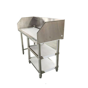 VICTORY Customized <b>Stainless</b> <b>Steel</b> Kitchen Equipment Work <b>Table</b> and Kill Fish Sink for Hotels and Restaurants for Supermarkets - Product Image 2