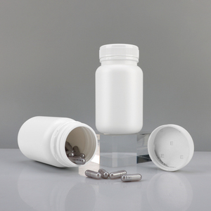 Flacon capsule en HDPE brut de haute qualité, à large ouverture, avec bouchon à vis en PP inviolable. - Product Image 1