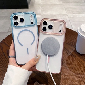 เคสโทรศัพท์แม่เหล็กใสสีออโรร่าหรูหราเบาๆ เหมาะสำหรับ iPhone 17 17air 17pro 17promax ซีรีส์ - Product Image 4