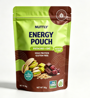 Sachet Doypack refermable personnalisé, écologique, de qualité alimentaire, anti-odeur et anti-humidité pour salades et gâteaux