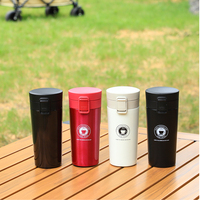 Gobelet de voyage en acier inoxydable à double paroi de 380ml 500ml, isolé sous vide, réutilisable, bière, lait, thé, tasse à café en métal