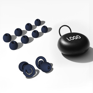Bouchons d'oreilles en silicone pour le sommeil, spécialement conçus pour le tir, réutilisables, anti-bruit et isolants sonores, disponibles en - Product Image 4