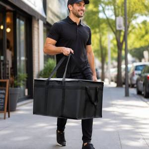 Bolsa Térmica Reutilizable XL de Gran Capacidad (20L), Impermeable, de Tela No Tejida, para Entrega de Alimentos, Aislada, para Llevar Comida, con Certificación FDA - Product Image 4