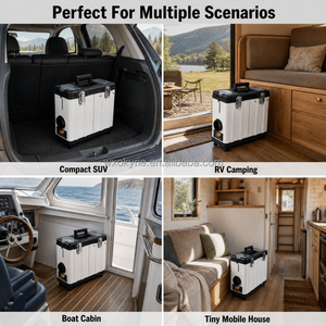 Chauffage d'appoint diesel portable tout-en-un OkyRie 5000W vertical avec boîte à outils intégrée et réservoir de 5L pour <span class=keywords><strong>camping</strong></span>-car et utilisation hors réseau - Product Image 4
