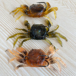 Toma — appât artificiel souple <span class=keywords><strong>en</strong></span> forme de crabe, leurre artificiel avec hameçon et Simulation 3D, piège pour les poissons d'eau salée - Product Image 5
