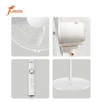 Ventilateur sur pied acceptable OEM à faible quantité minimale de commande 16 pouces 110V 220V AC ventilateurs debout d'alimentation à énergie solaire Ventilador De Pie