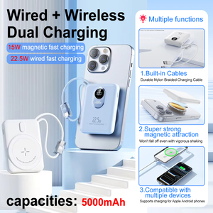 Prodotti Più Venduti 2026: Power Bank Magnetico Wireless da 5000mAh 20W per <span class=keywords><strong>iPhone</strong></span> 17 <span class=keywords><strong>Mini</strong></span>, Caricabatterie Portatile a Ricarica Rapida - Product Image 3