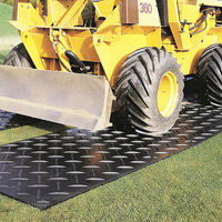 Chemins temporaires durables en plaques de HDPE pour l'accès des engins lourds