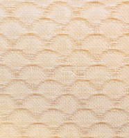 Tissu métallique tissé en acier inoxydable texturé multicolore à motif nid d'abeille scintillant, pour la découpe et le pliage haut de gamme