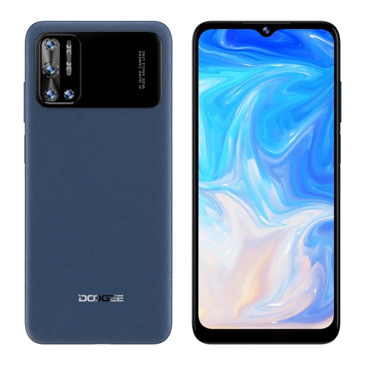 2021 New Arrival DOOGEE N40 Pro 128GB Android 11 Mobile Phone Quad Back Cameras Good Quality Smartphones