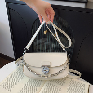 Bolso de Mano con Diseño de Cadena para Mujer, Nuevo Bolso de Hombro de Alta Calidad con Correa Cruzada para Damas - Product Image 6