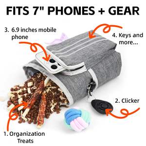 Muestra Gratis de Riñonera de Silicona para Mascotas, Bolsa para Premios de Perros y Gatos, Entrenamiento, Aperitivos, Bolsa para Paseos - Product Image 5