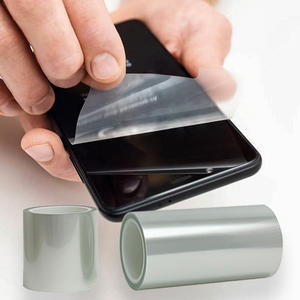 Nouvelle tendance haute brillance Transparent acrylique PET Film protecteur doux dureté écrans 50cm 30cm disponible 50μ <span class=keywords><strong>80</strong></span>μ 100μ 120μ coulée - Product Image 1