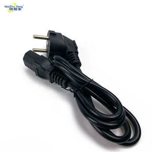 Bilgisayar Monitörü <span class=keywords><strong>TV</strong></span> Güç Kablosu Kablosu Değiştirme IEC C13 AC Duvar Fişi 2 Çıkışlı Evrensel Kablo 1 Metre 16A Evrensel Voltaj - Product Image 5