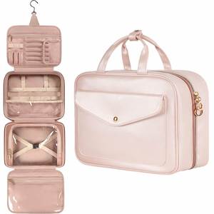 Outdoor Travel <b>Storage</b> Bags Men Women Waterproof PU Toiletry Bag Multi Functional <b>Makeup</b> Cosmetic Bag - Product Image 1