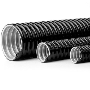 Conduit de tuyau en acier inoxydable galvanisé de protection électrique industrielle <span class=keywords><strong>Gaine</strong></span> de câble en acier doux enduit de PVC imperméable - Product Image 3