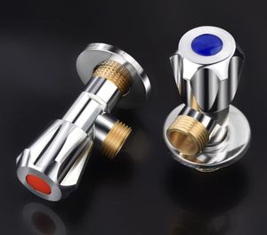 Valvola Triangolare Moderna in Ottone per Cucina e Bagno, Rubinetto e Altri Accessori, Valvola Angolare a Tre Vie - Product Image 2