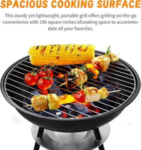 <span class=keywords><strong>Barbecue</strong></span> extérieur de 14 pouces avec logo personnalisé, <span class=keywords><strong>barbecue</strong></span> au charbon de bois de haute qualité pour les promotions - Product Image 6