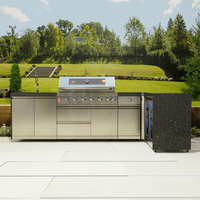 Cuisinière à gaz électrique de 48 pouces, 6 brûleurs, en acier inoxydable, avec four et grille