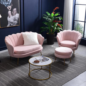 Sofá Moderno de Lujo para Sala de Estar, Sillones Reclinables en <span class=keywords><strong>Rosa</strong></span>, Azul, Gris y Amarillo; Sofás Cómodos para Apartamentos, Hoteles y Dormitorios - Product Image 2