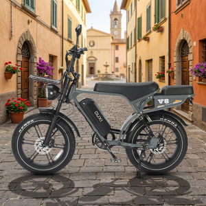 Bicicleta Eléctrica V8 Ultra 250w 48V para Reparto de Comida, Todo Terreno, Largo Alcance, Disponible en Italia - Product Image 3