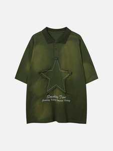 Camiseta Oversize Vintage de Algodón 100% Pesado, Tejido Ecológico, Lavado Ácido Desgastado, para Hombre, con Logotipo Personalizado, Estilo Urbano - Product Image 3