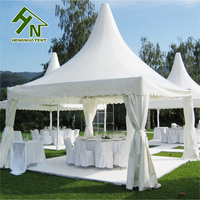 Tente de réception de mariage en pagode arabe pour 100 personnes, auvent extérieur, pergola, carpa