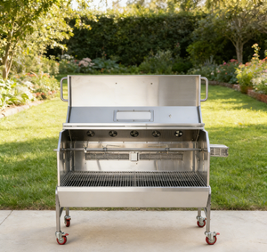 Horno de cordero de 1,1 m <span class=keywords><strong>y</strong></span> 1,5 m, Parrilla de carbón a <span class=keywords><strong>gas</strong></span>, barbacoa de carbón de madera, parrilla de doble propósito, parrilla eléctrica rotativa grande para uso comercial - Product Image 4